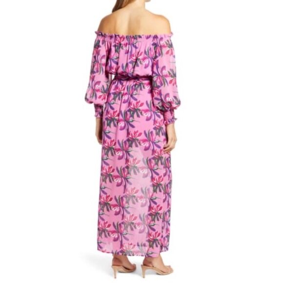 WAYF Cassidy Off the Shoulder Maxi Dress - Picture 3 of 11